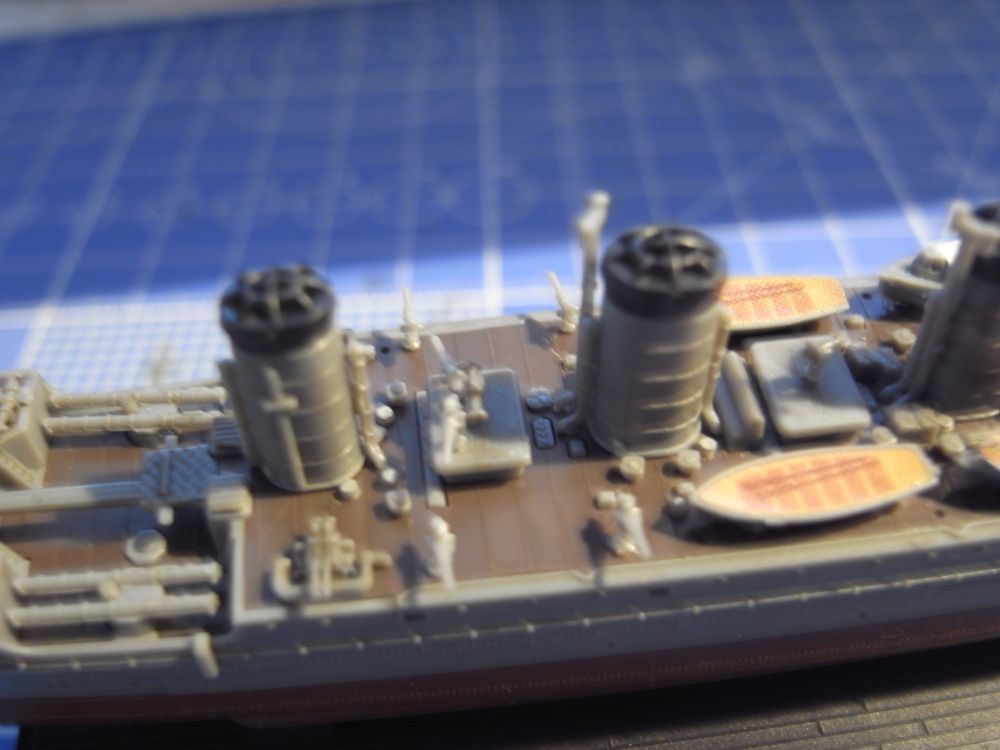 多摩（フジミ、艦NEXT、1/700）の機銃　中央部